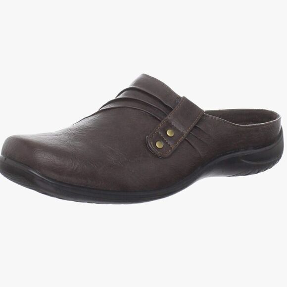 Easy Street Holly Comfort Mules Brown Wide, slip on , shoes 7.5WW - Picture 2 of 12